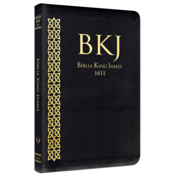 Bíblia King James slim 1611 Preta