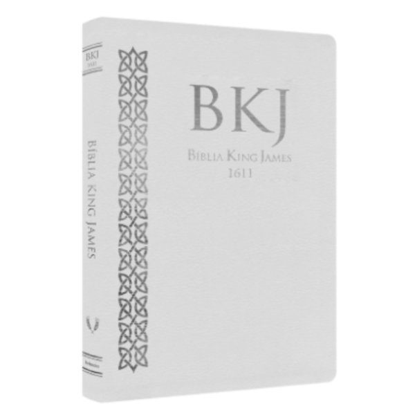 Bíblia King James slim 1611 Branca