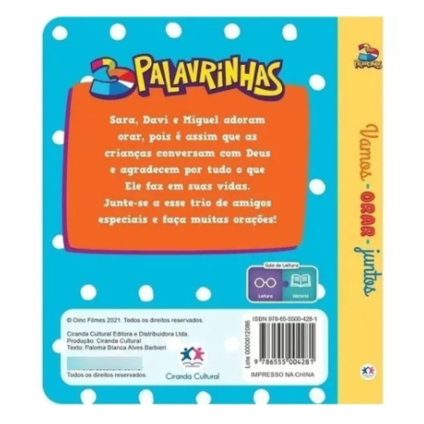 3 palavrinhas vamos orar juntos - Imagem 2