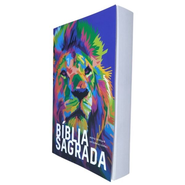 Bíblia Nvi Capa Brochura Leão Colorido | Thomas Nelson - Imagem 2