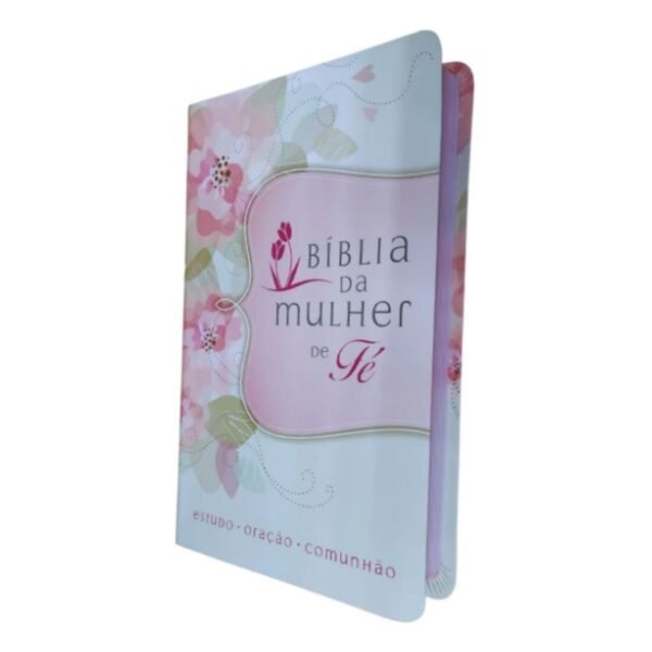 Bíblia Da Mulher De Fé | Com 366 Devocionais Estudo Oração Comunhão | Nvi | Capa Flores - Imagem 4