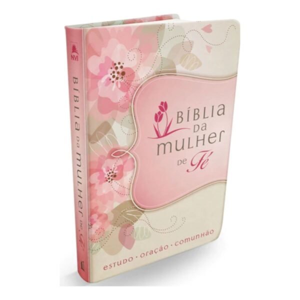 Bíblia Da Mulher De Fé | Com 366 Devocionais Estudo Oração Comunhão | Nvi | Capa Flores - Imagem 2