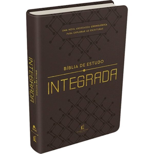 Bíblia De Estudo Integrada | Nvi | Capa Luxo Marrom