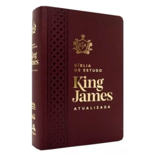 Biblia de Estudo King James Atualizada Vinho