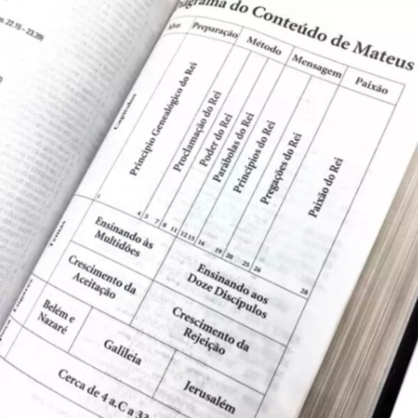 Bíblia De Estudo King James preta MARROM, de Art. Editora art - Imagem 6