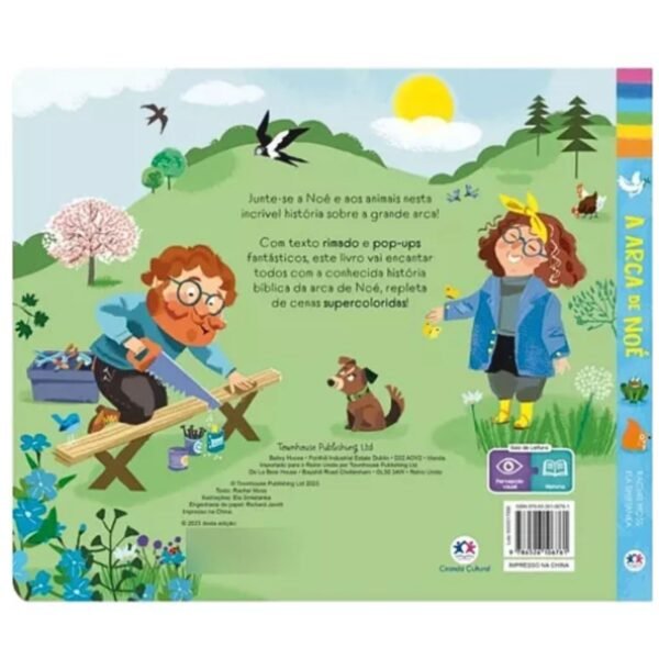 A arca de Noé, de Rachel Moss. Editora Ciranda Cultural, capa mole em português - Imagem 2
