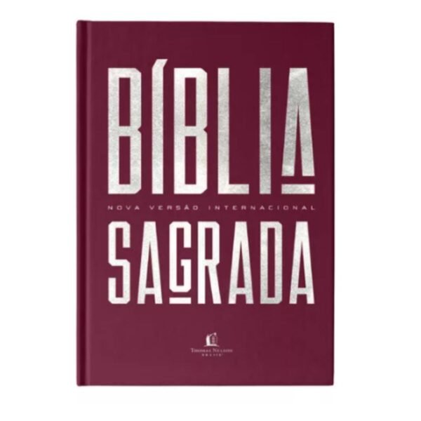 Bíblia Nvi | Capa Dura Vinho Pedra Angular | Thomas Nelson Brasil