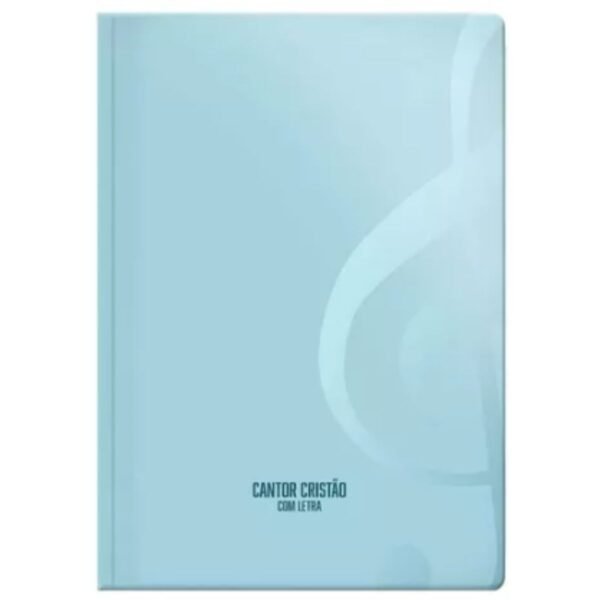 Cantor Cristão de Bolso Com Letra - Brochura -  Azul Tiffany