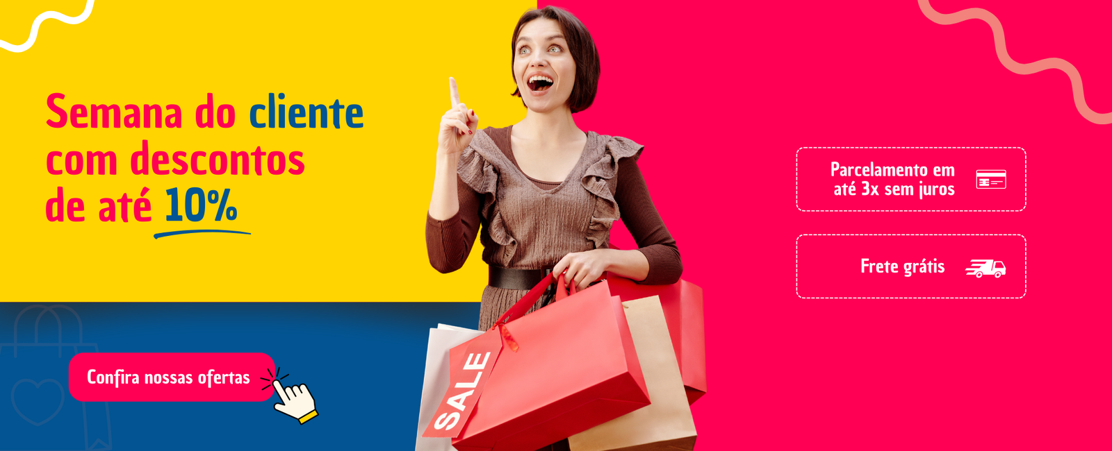 Banner para Site Black Friday Loja de Roupas Minimalista Bege e Marrom