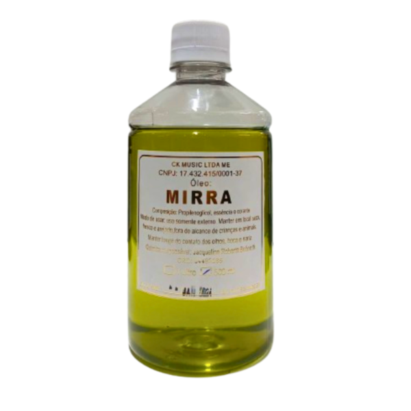 Óleo de Mirra 500ML- Significado - Cura do Corpo