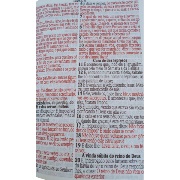 Miolo para Biblia letra Jumbo folha branca Com harpa - SÓ MIOLO NÃO VEM CAPA - Image 4