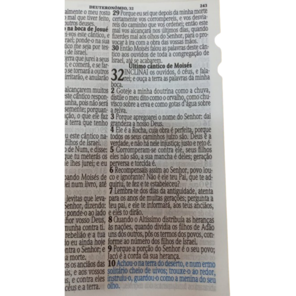 Miolo para Biblia letra Jumbo folha branca Com harpa - SÓ MIOLO NÃO VEM CAPA - Image 2