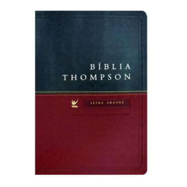 Bíblia De Estudo Thompson Letra Grande | Verde e Vinho - Imagem 2