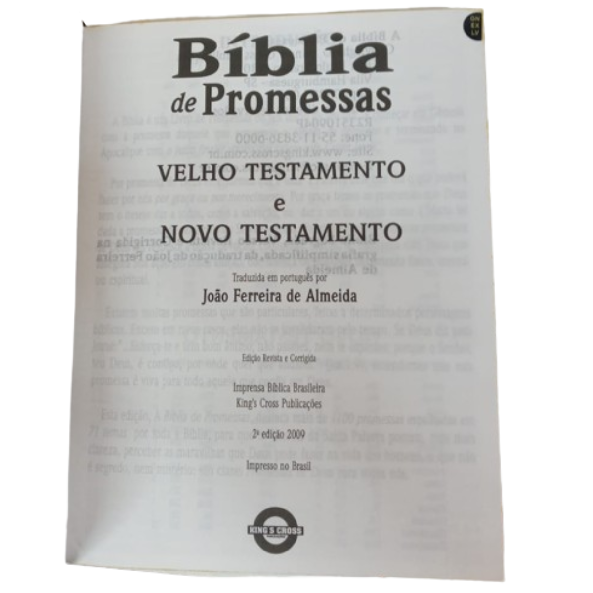 Biblia Jumbo - Folha Branca - Luxo - Imagem 2