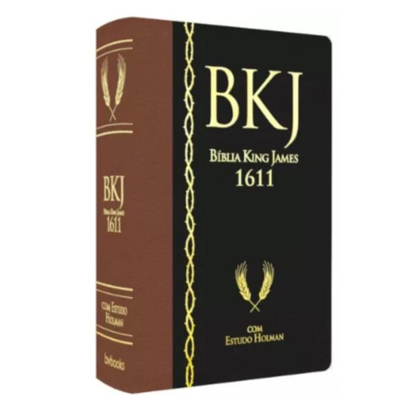 Bíblia King James Fiel1611 Com Estudo Holman | Marrom e Preta