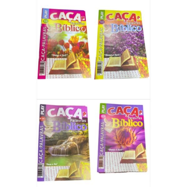 Caça Palavras Biblicos | Passa Tempo Cristão | Kit com 10 unidades - Imagem 3