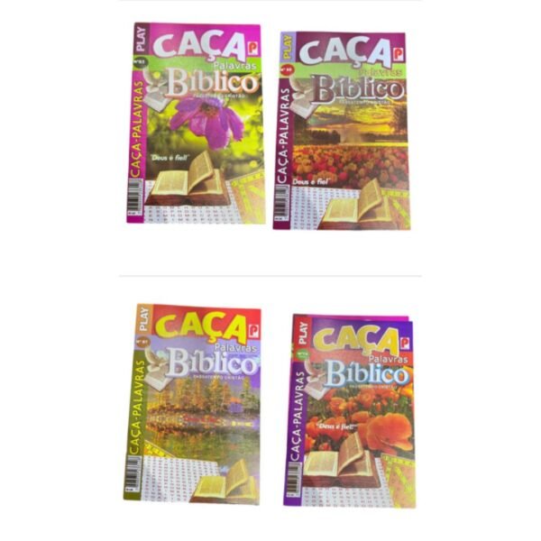 Caça Palavras Biblicos | Passa Tempo Cristão | Kit com 10 unidades - Imagem 2