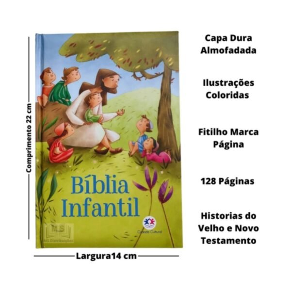 Bíblia Infantil Ilustrada Capa Almofadada Ciranda