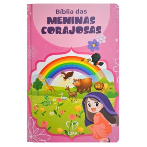 BÍBLIA DAS MENINAS CORAJOSAS - CAPA DURA - ROSA | COM HARPA