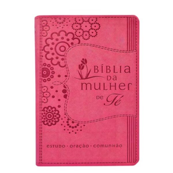 Biblia da Mulher de Fé - Rosa