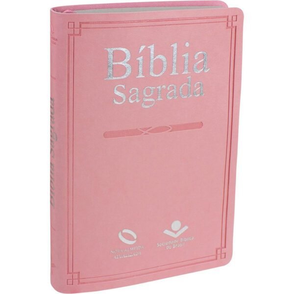 Bíblia slim Sbb -Capa rosa claro Frank (NAA) - Imagem 5