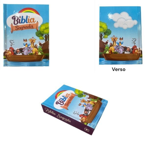 Biblia Pequena para crianças | Capa Dura Animais