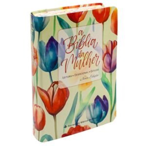 A Biblia da mulher | Leitura - Devocional - Estudo | Tulipa Laranja - Sem caixa