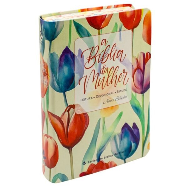 A Biblia da mulher | Leitura - Devocional - Estudo | Tulipa Laranja - Sem caixa
