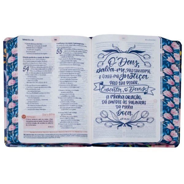 A Biblia da mulher | Leitura - Devocional - Estudo | Tulipa Azul - Sem caixa - Imagem 3