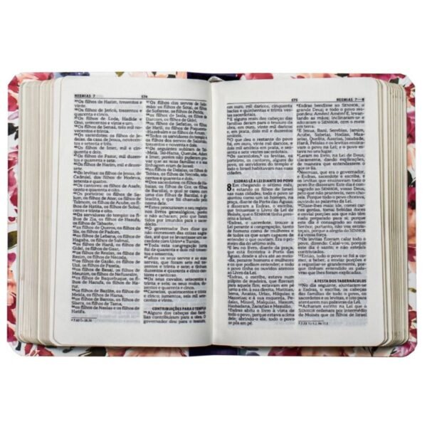 Biblia de Bolso Capa Semiflexivel | Flor 1 - Imagem 2