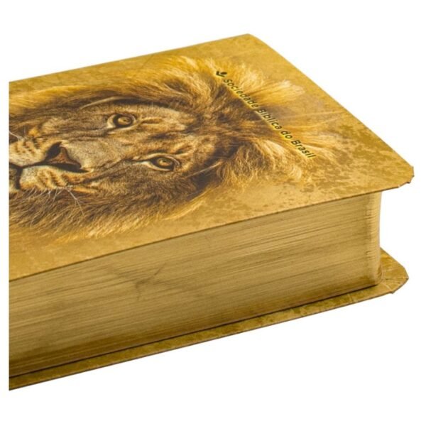 Biblia de Bolso Capa Semiflexivel | Leão Dourado - Imagem 2