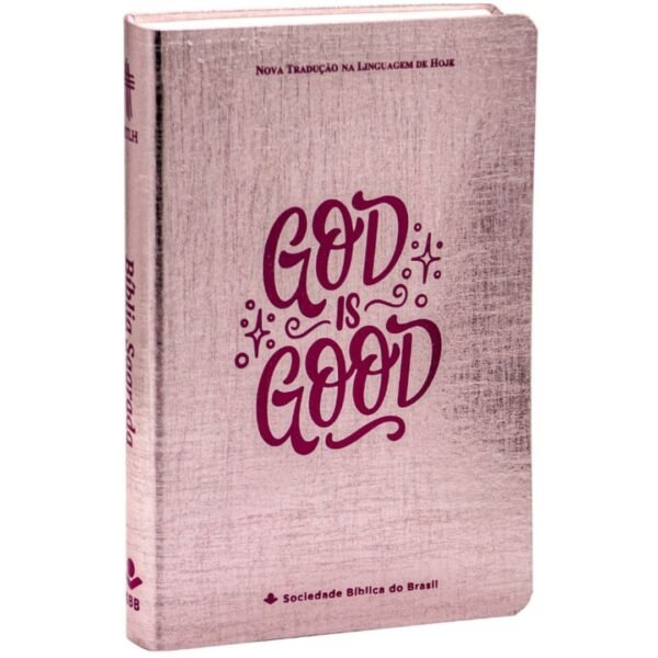 Biblia letra Grande SBB - Linha Cristal | Rosa | NTLH