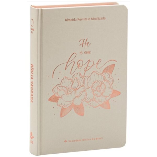 Biblia letra Grande SBB - Linha Cristal | Flor | RA