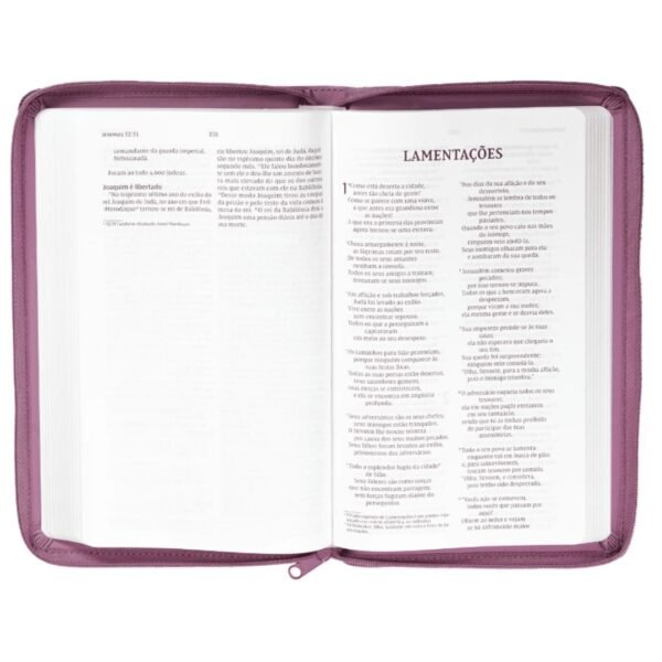 Biblia NVI Com Ziper Cinza | Em Memoria de Mim - Imagem 3