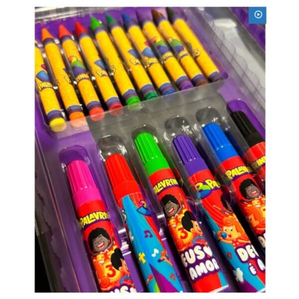 Maleta kit de pintura 42 peças - 3 Palavrinhas - Imagem 2