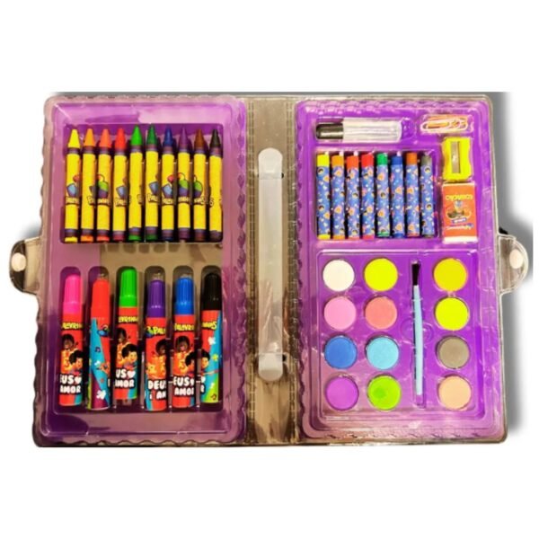 Maleta kit de pintura 42 peças - 3 Palavrinhas - Imagem 4
