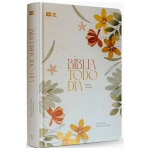 Bíblia TODO DIA | Letra Grande | Floral Bege