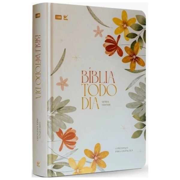 Bíblia TODO DIA | Letra Grande | Floral Bege