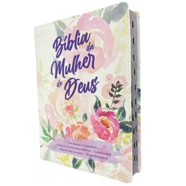 Bíblia Da Mulher De Deus Luxo c/ Índice - Imagem 2