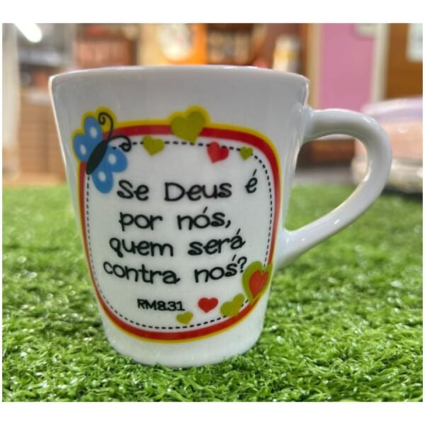 Canecas com versículos Bíblicos  | 120 ml | 1 unidade - Imagem 2