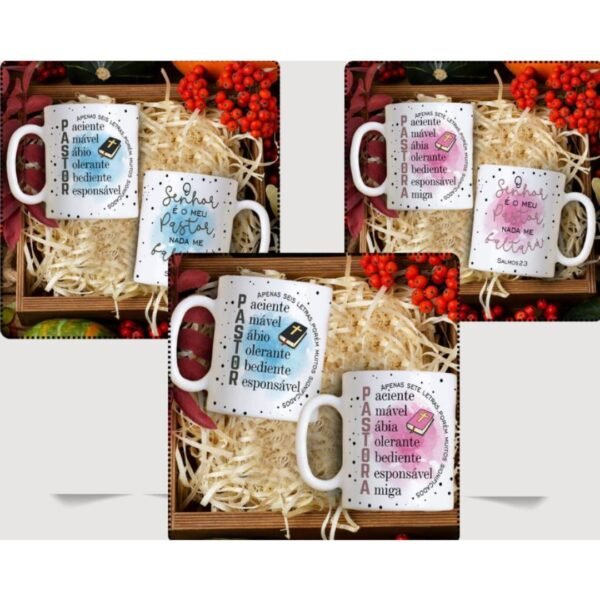 Kit Caneca Pastor e Pastora | 2 Unidades - Imagem 4