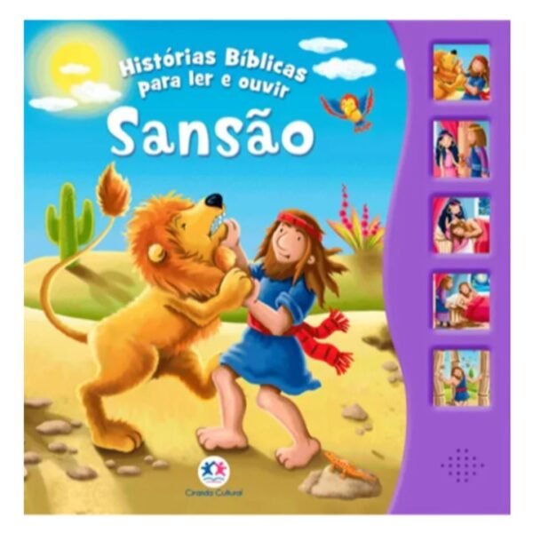 Livro sonoro sansão | Ciranda