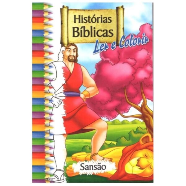 Histórias Bíblicas Para Ler E Colorir - Kit 10 Livros - Imagem 4