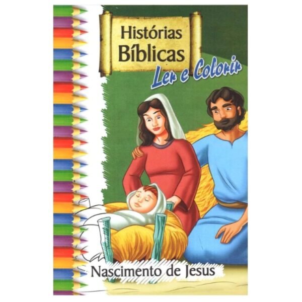 Histórias Bíblicas Para Ler E Colorir - Kit 10 Livros - Imagem 12