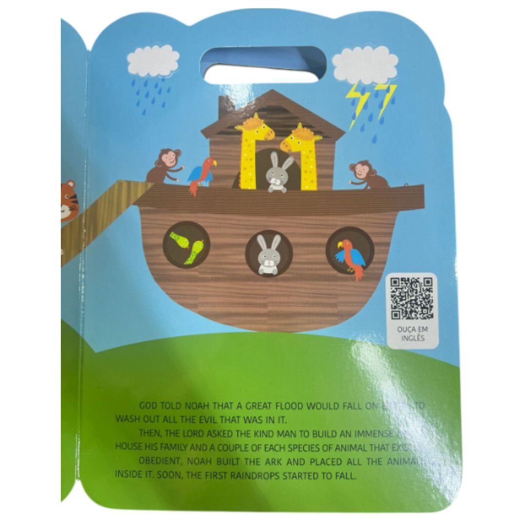A Arca De Noe - Com Qr Code De Narracoes Em Ingles E Portugues - Imagem 2