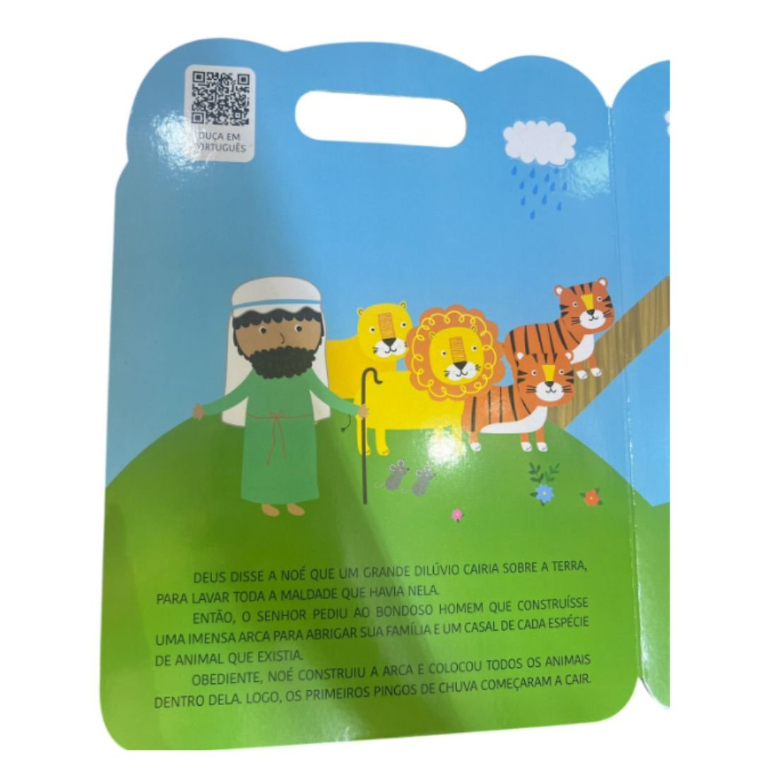 A Arca De Noe - Com Qr Code De Narracoes Em Ingles E Portugues - Imagem 3
