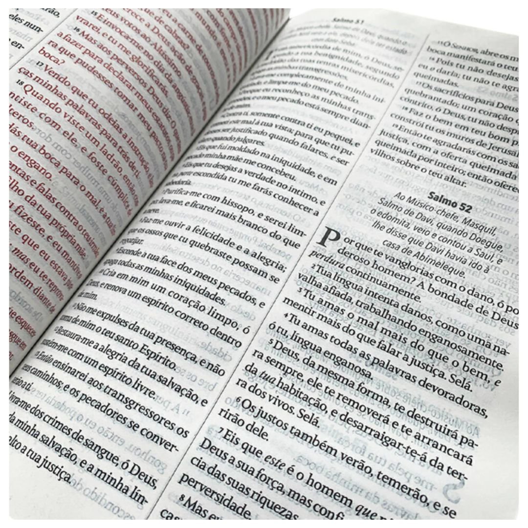 Biblia King James Fiel | Branco | Letra Gigante - Imagem 5