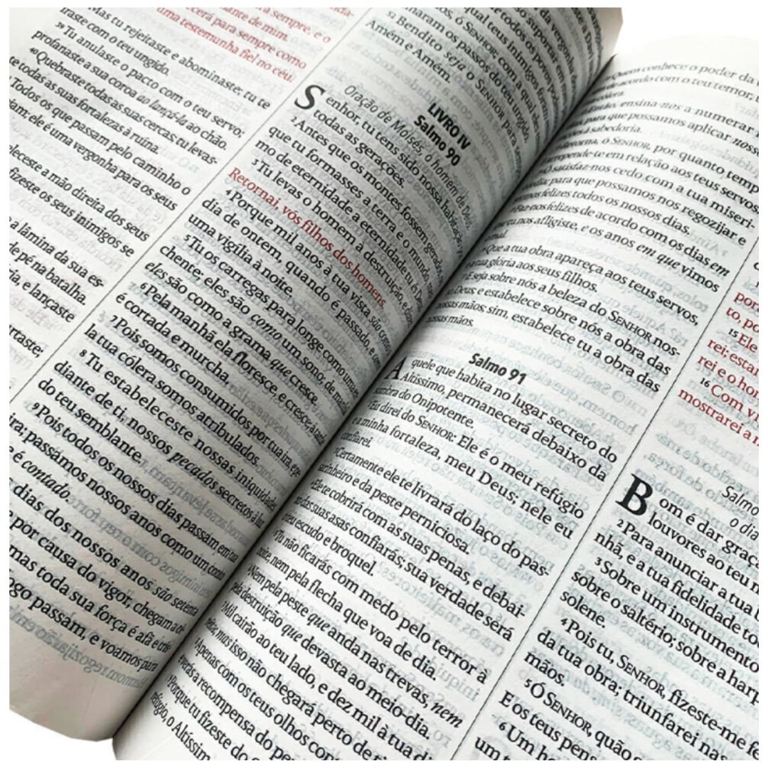 Biblia King James Fiel | Preto | Letra gigante - Imagem 4