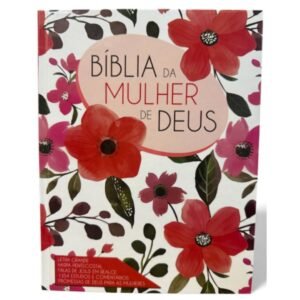 Bíblia da Mulher de Deus | Flor Vemelha | Capa Dura