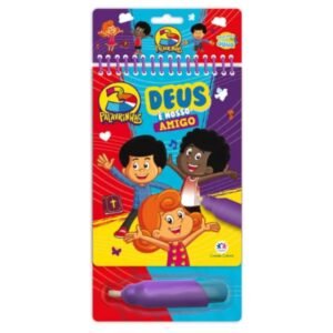 3 Palavrinhas - Deus é Nosso Amigo - Colorindo com agua